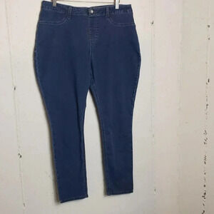 Lee Riders L pull up stretch blue jeans